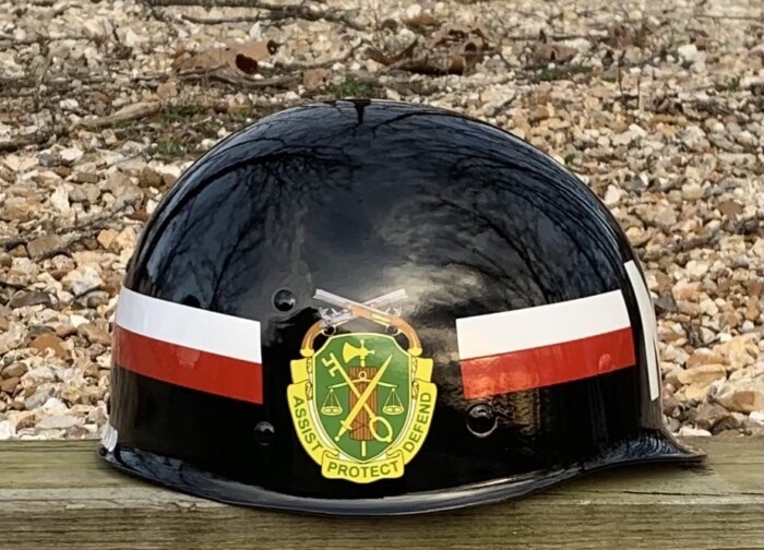 MP Replica Helmet Liner in Glossy Black - Image 4
