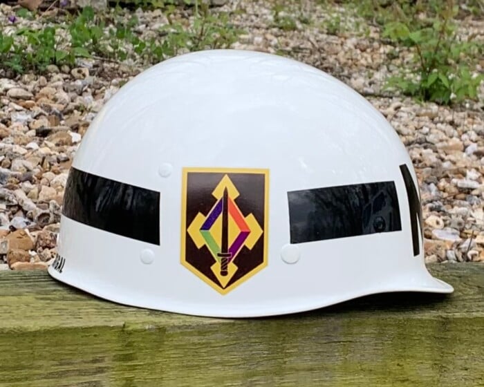 MP Replica Helmet Liner in Glossy White / Customize - Image 2